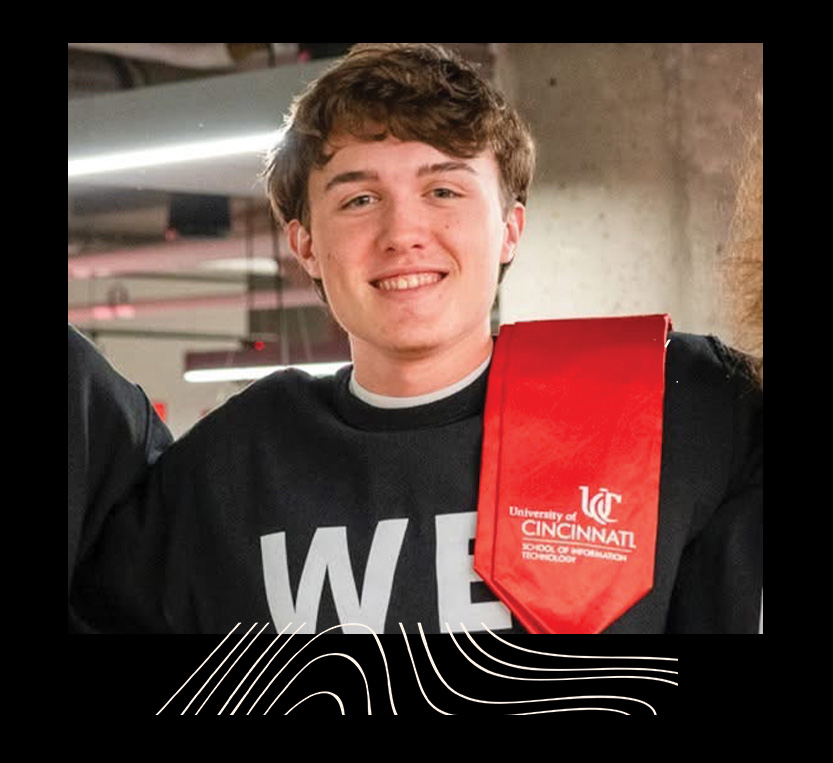 It Student smiling
